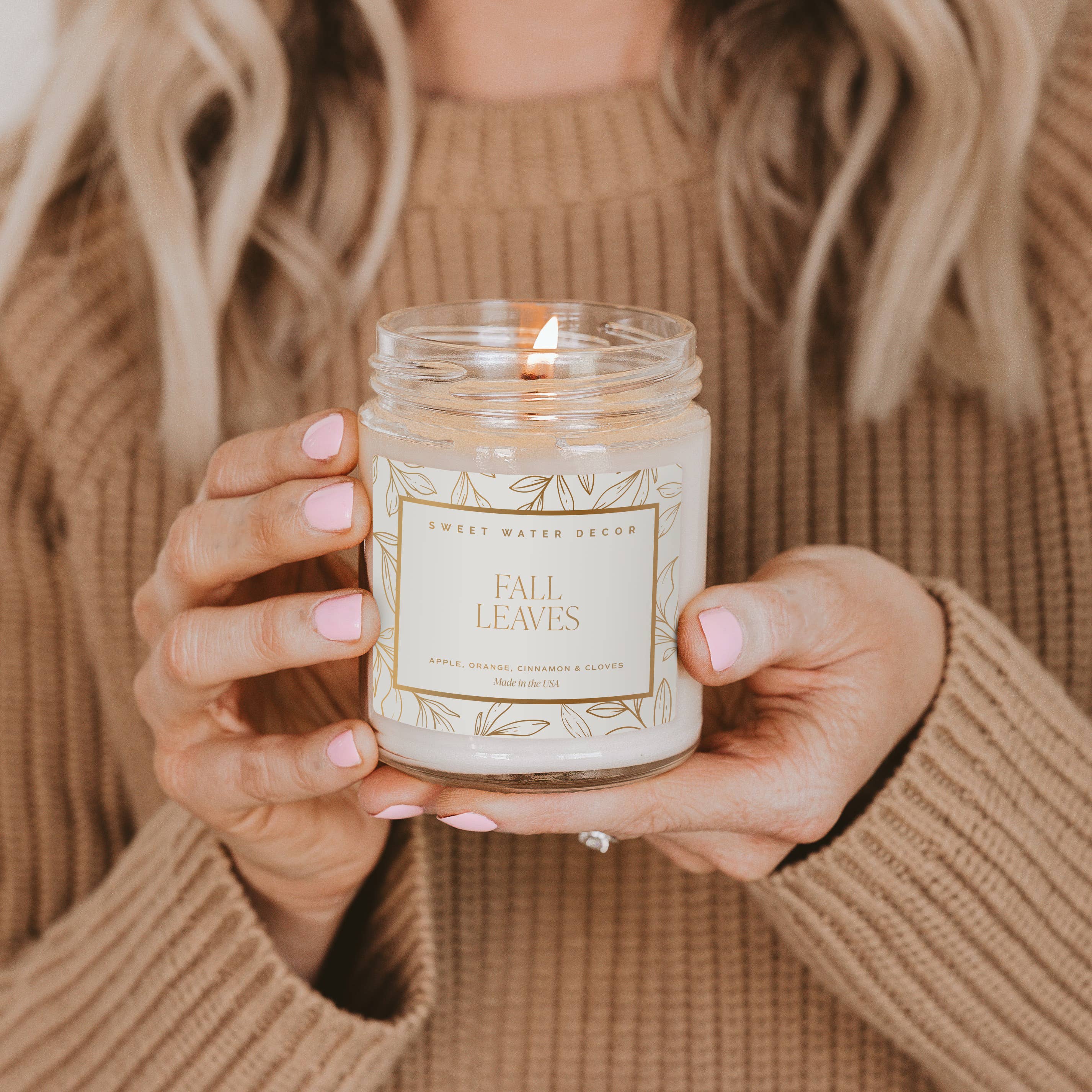 Fall Leaves Soy Candle