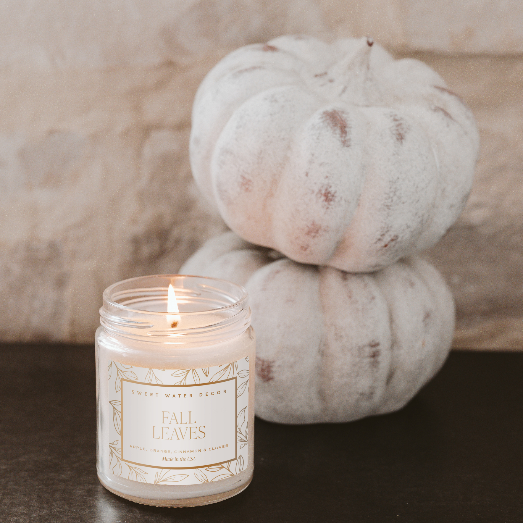 Fall Leaves Soy Candle