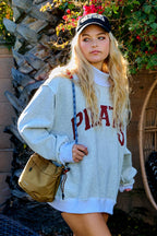 PILATES & YOGA Reversible Mockneck Sweatshirt