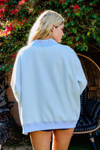 PILATES & YOGA Reversible Mockneck Sweatshirt