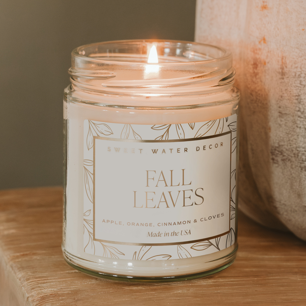Fall Leaves Soy Candle